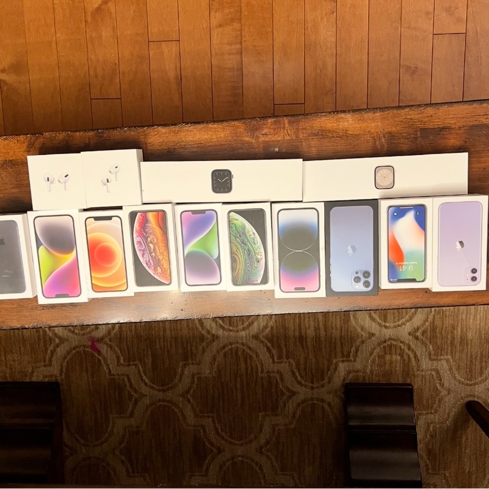 Apple electronic boxes (EMPTY)